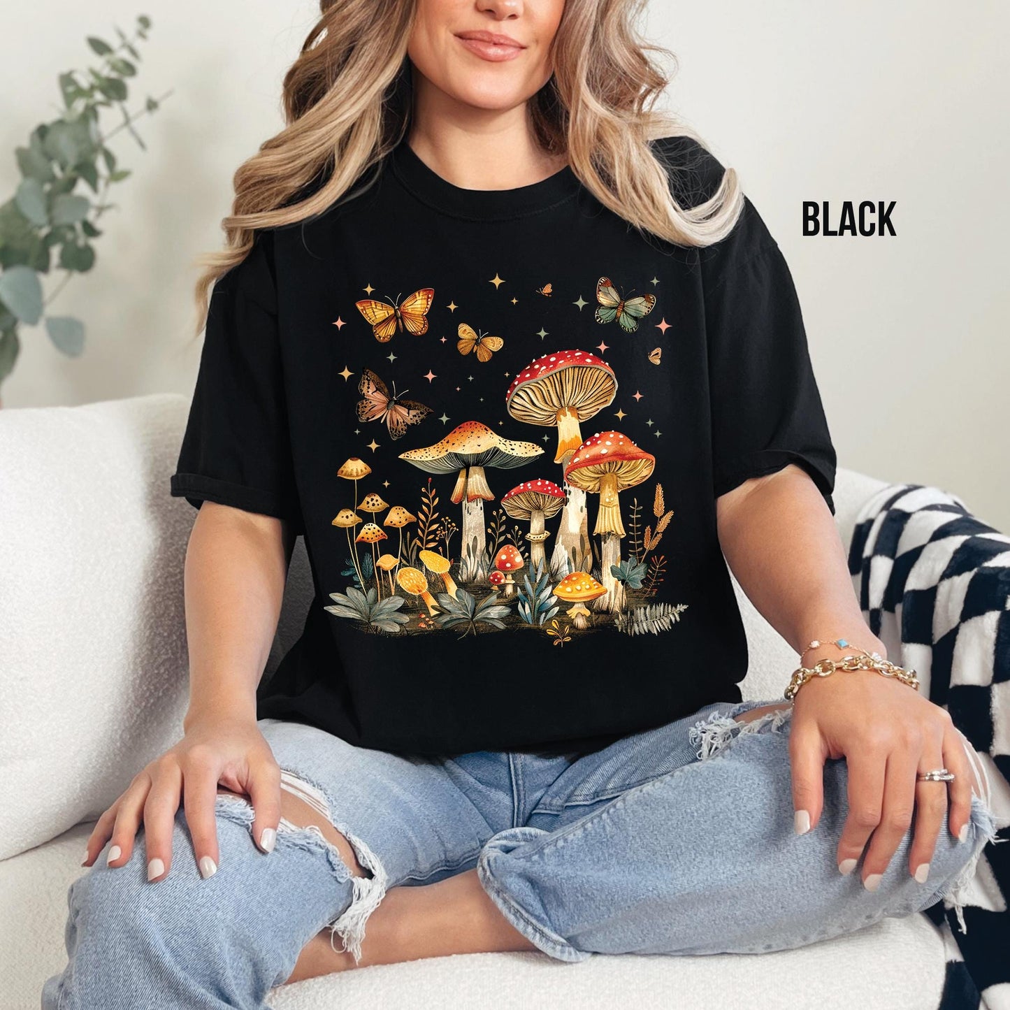 Butterfly Mushroom Shirt