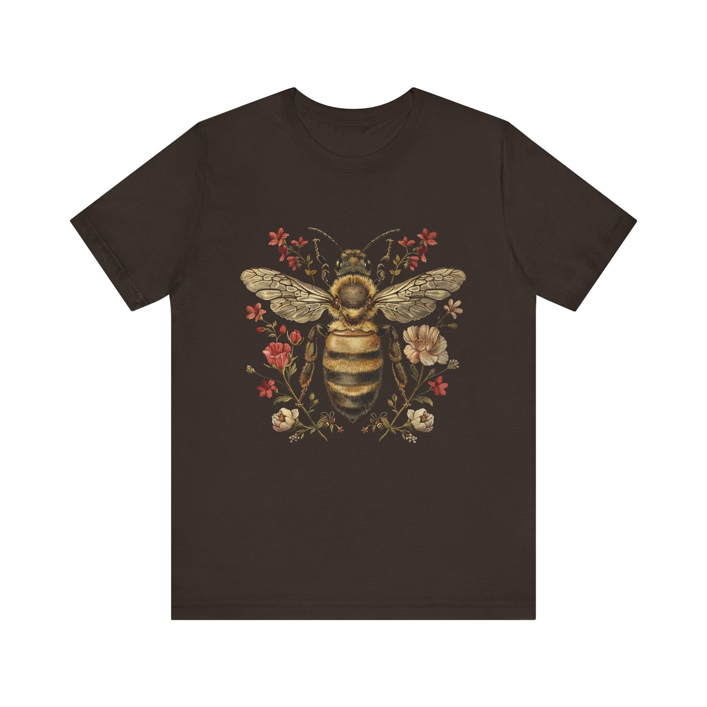 Vintage Floral Queen Bee T-Shirt