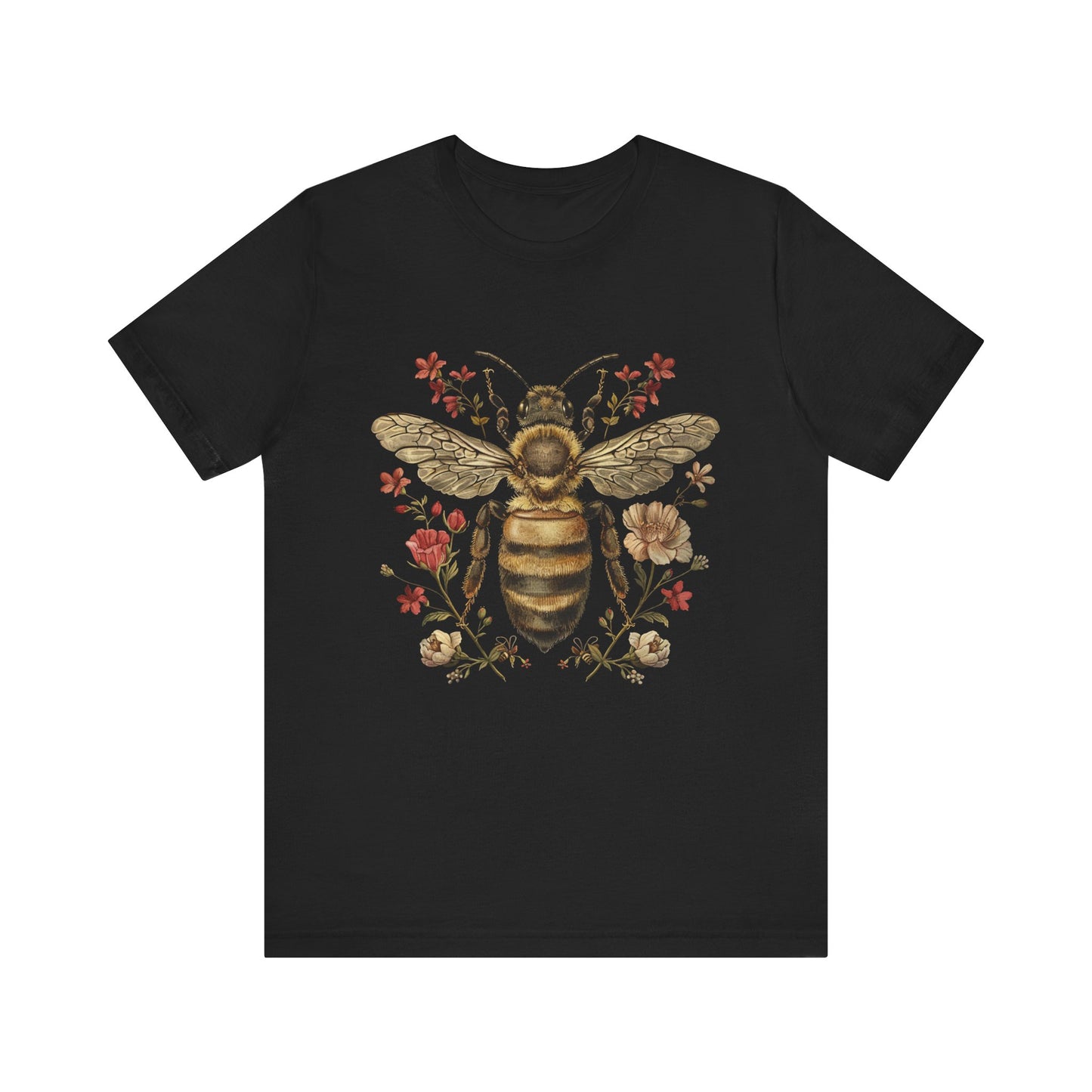 Vintage Floral Queen Bee T-Shirt