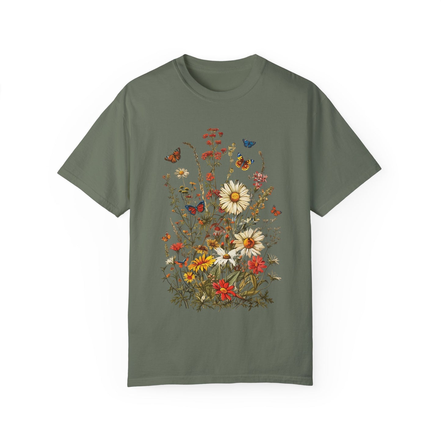 Wildflowers Butterflies Shirt