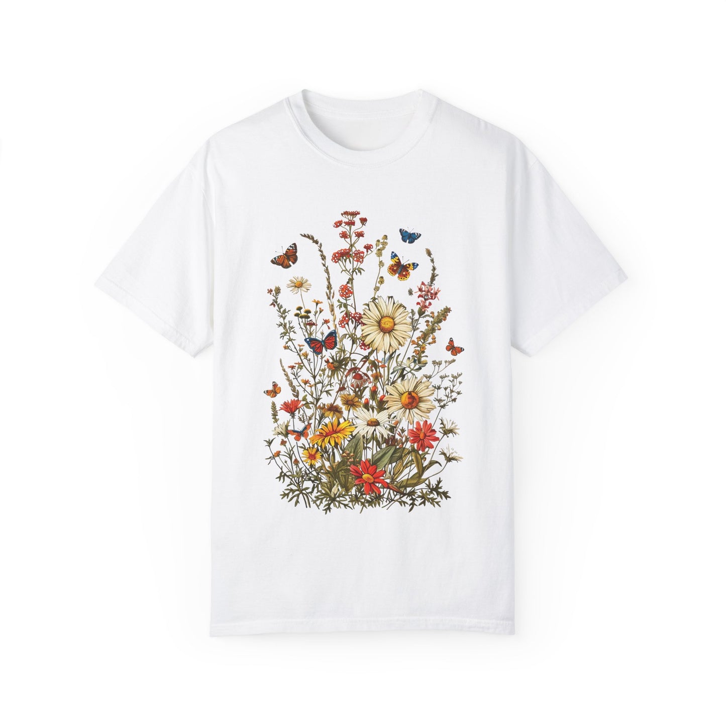 Wildflowers Butterflies Shirt