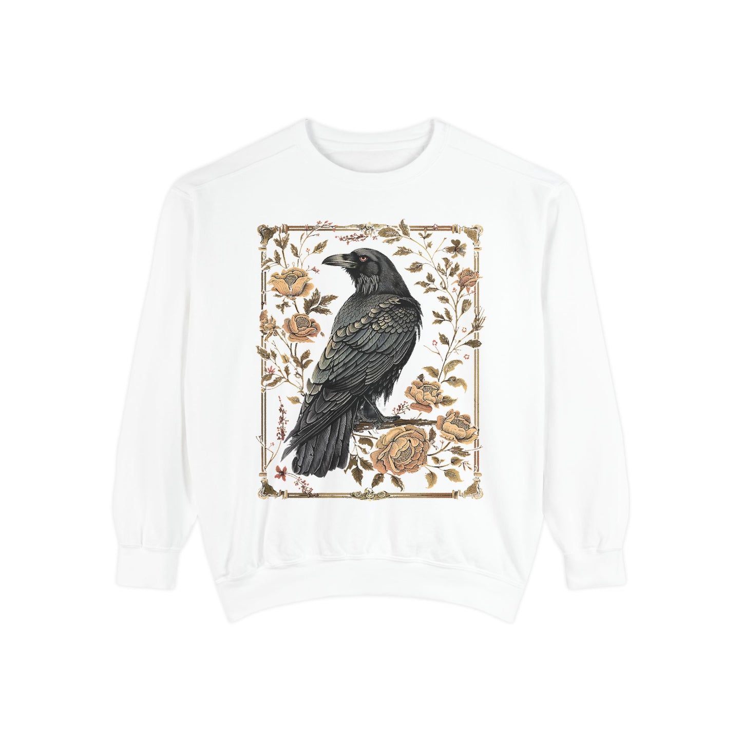 Gothic Raven Long Sleeve Shirt
