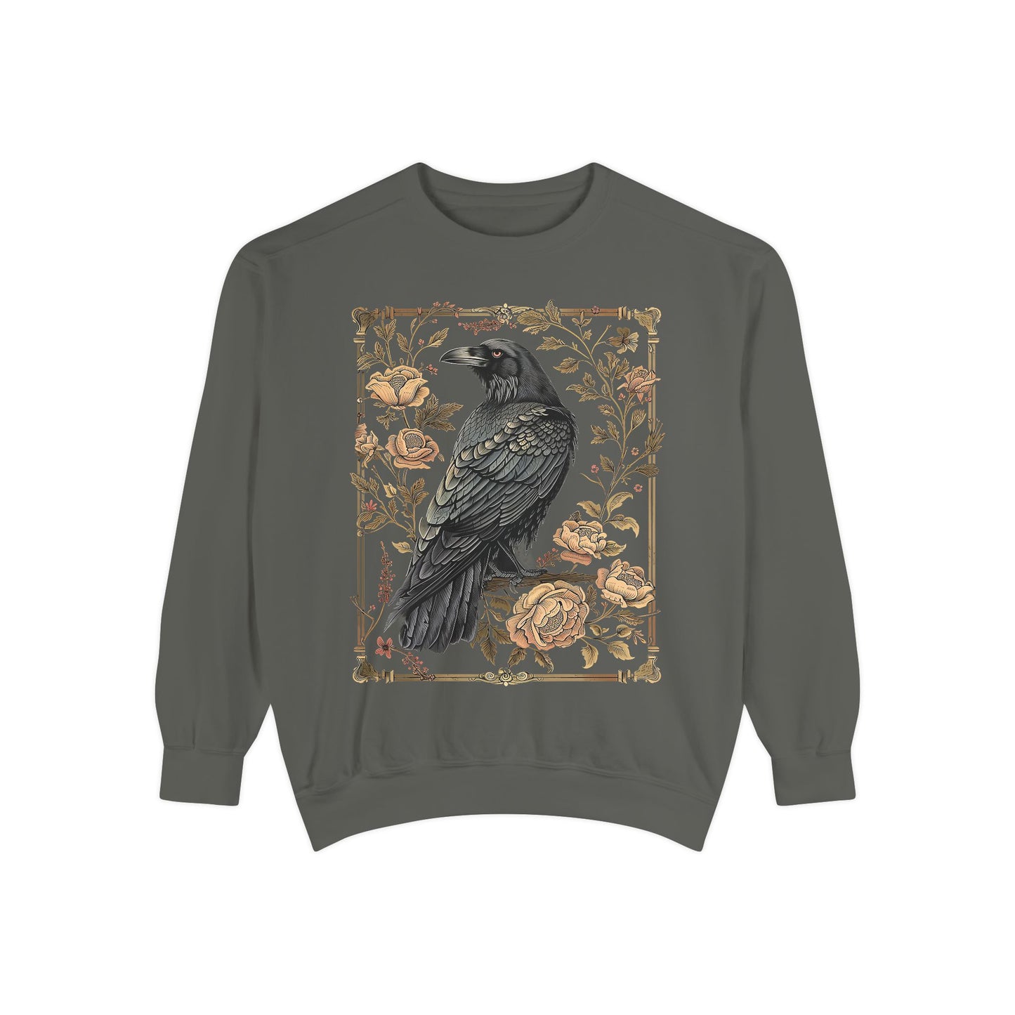Gothic Raven Long Sleeve Shirt