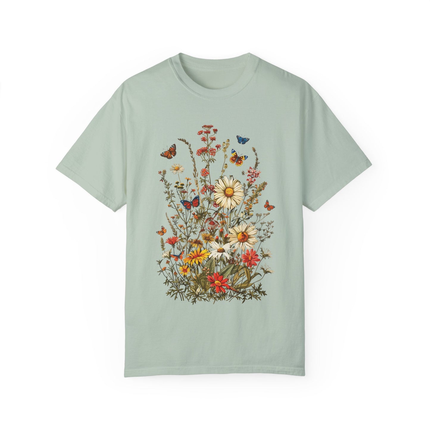 Wildflowers Butterflies Shirt