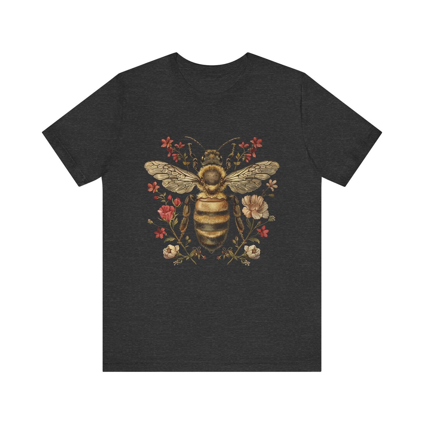 Vintage Floral Queen Bee T-Shirt