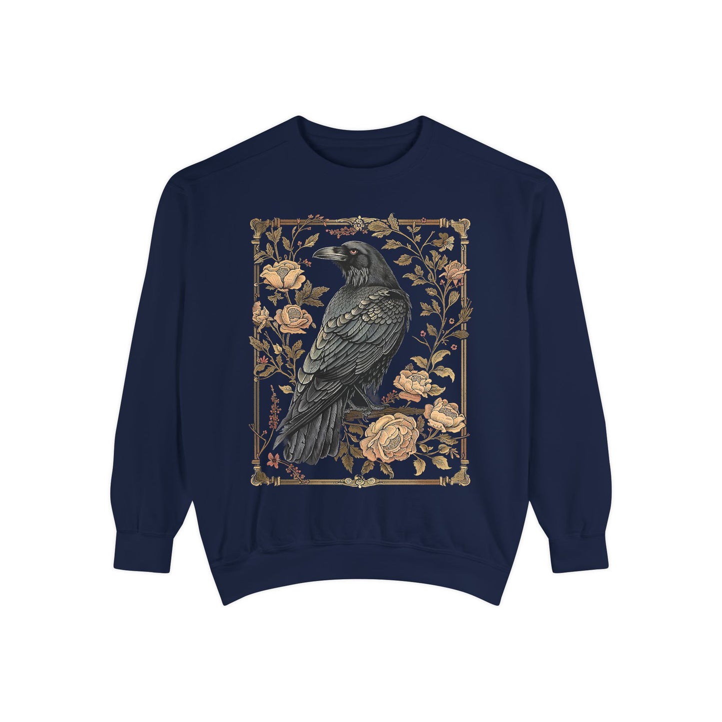 Gothic Raven Long Sleeve Shirt