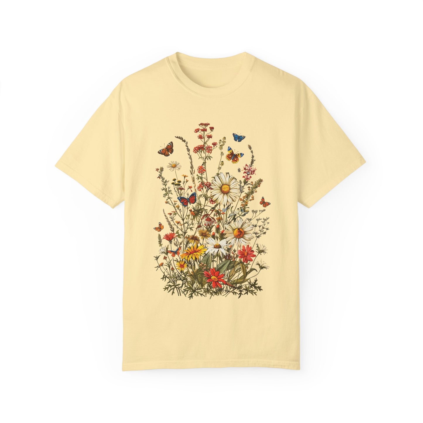 Wildflowers Butterflies Shirt