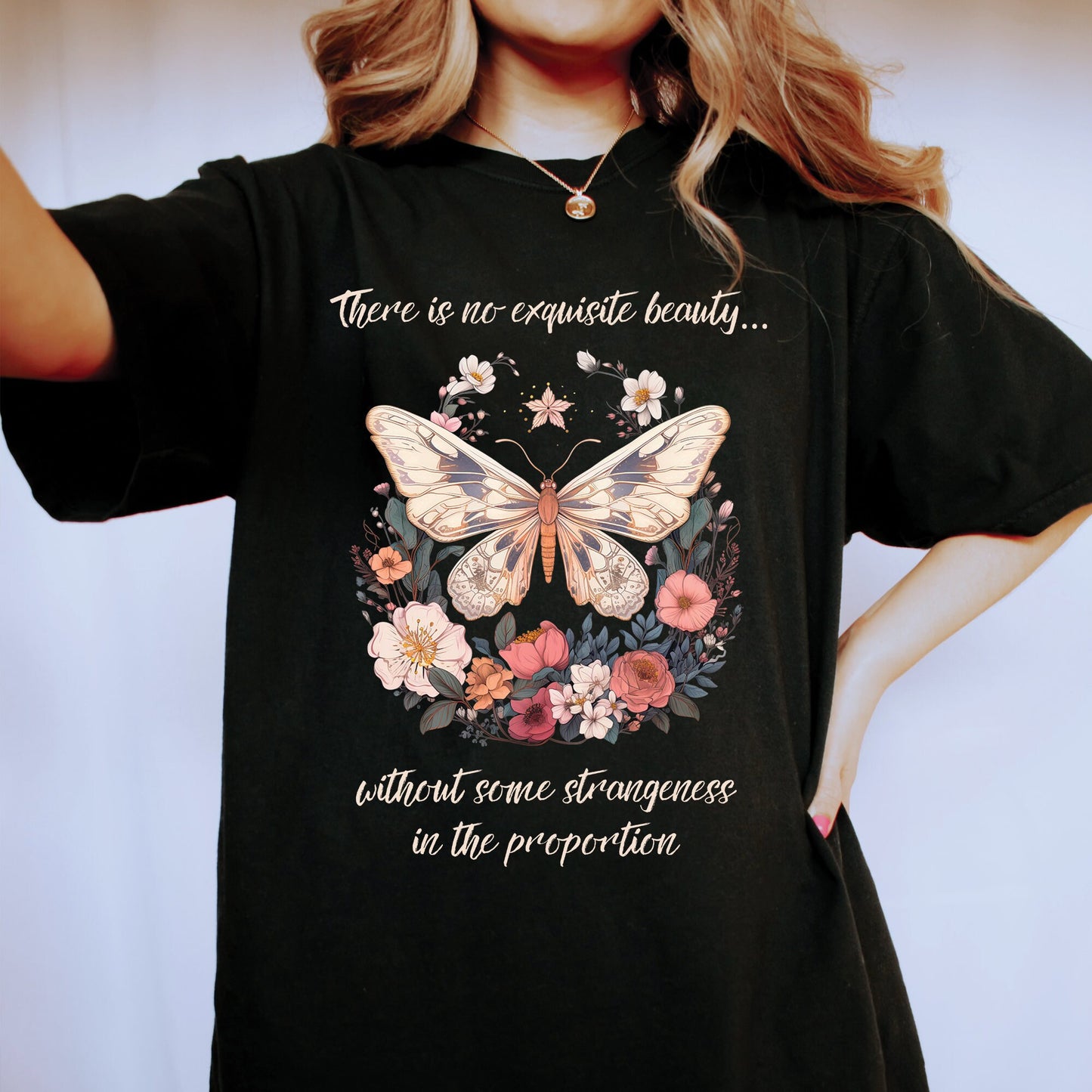Edgar Allan Poe Butterfly Shirt