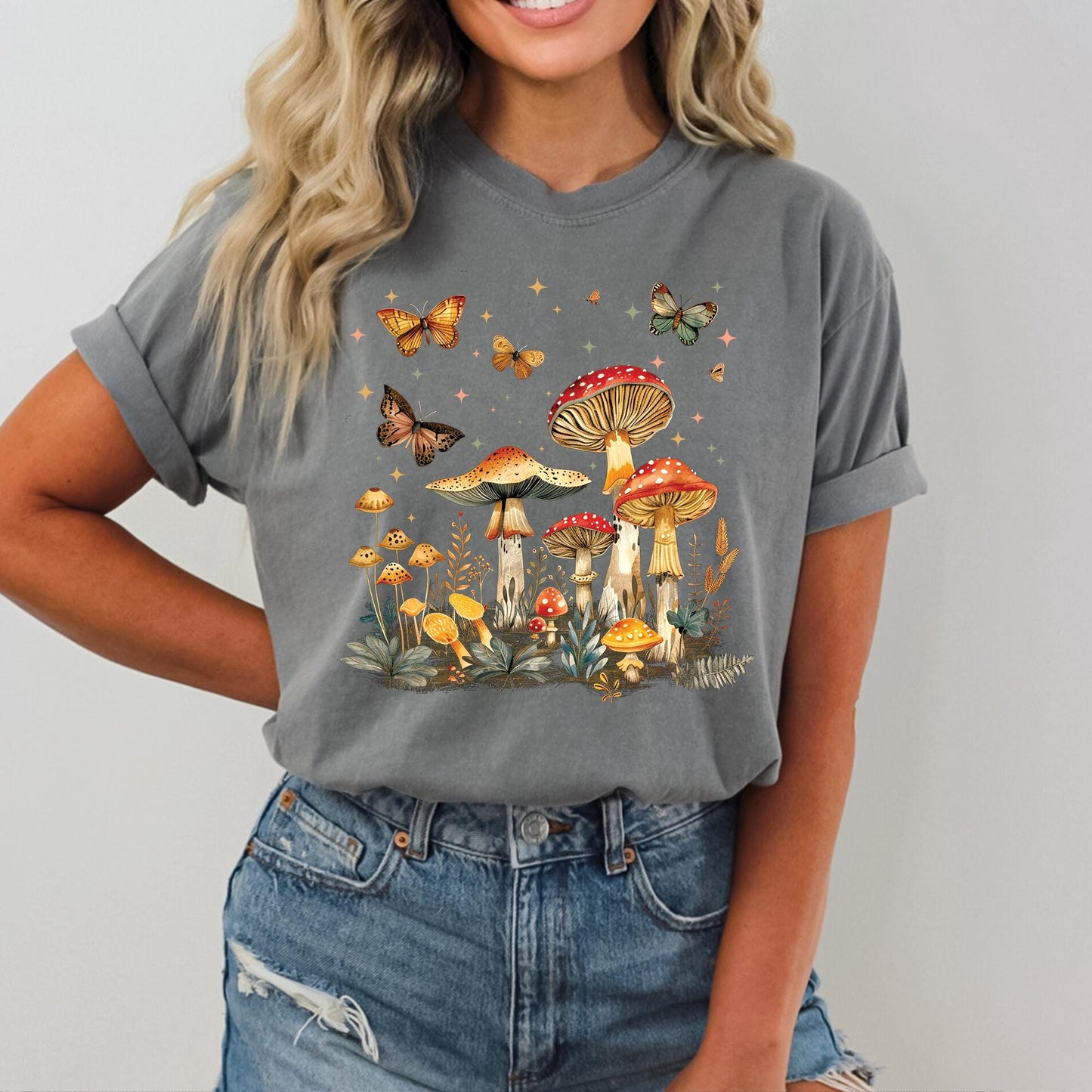 Butterfly Mushroom Shirt