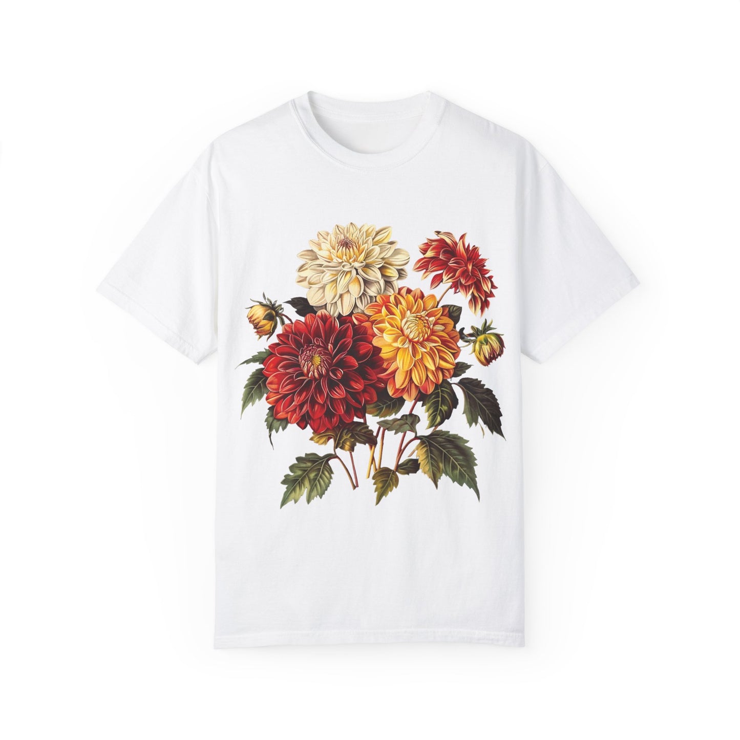 Dahlia Flowers Shirt