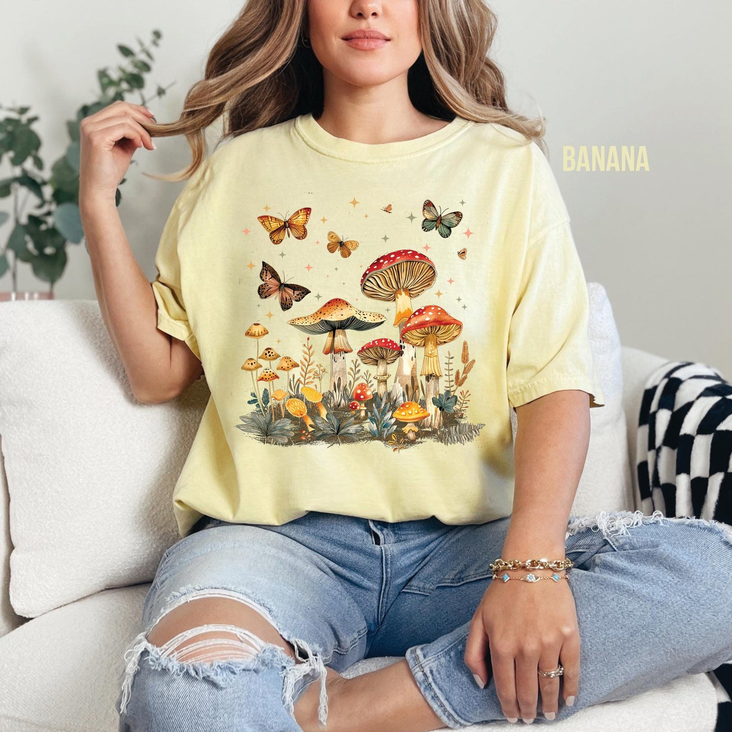 Butterfly Mushroom Shirt