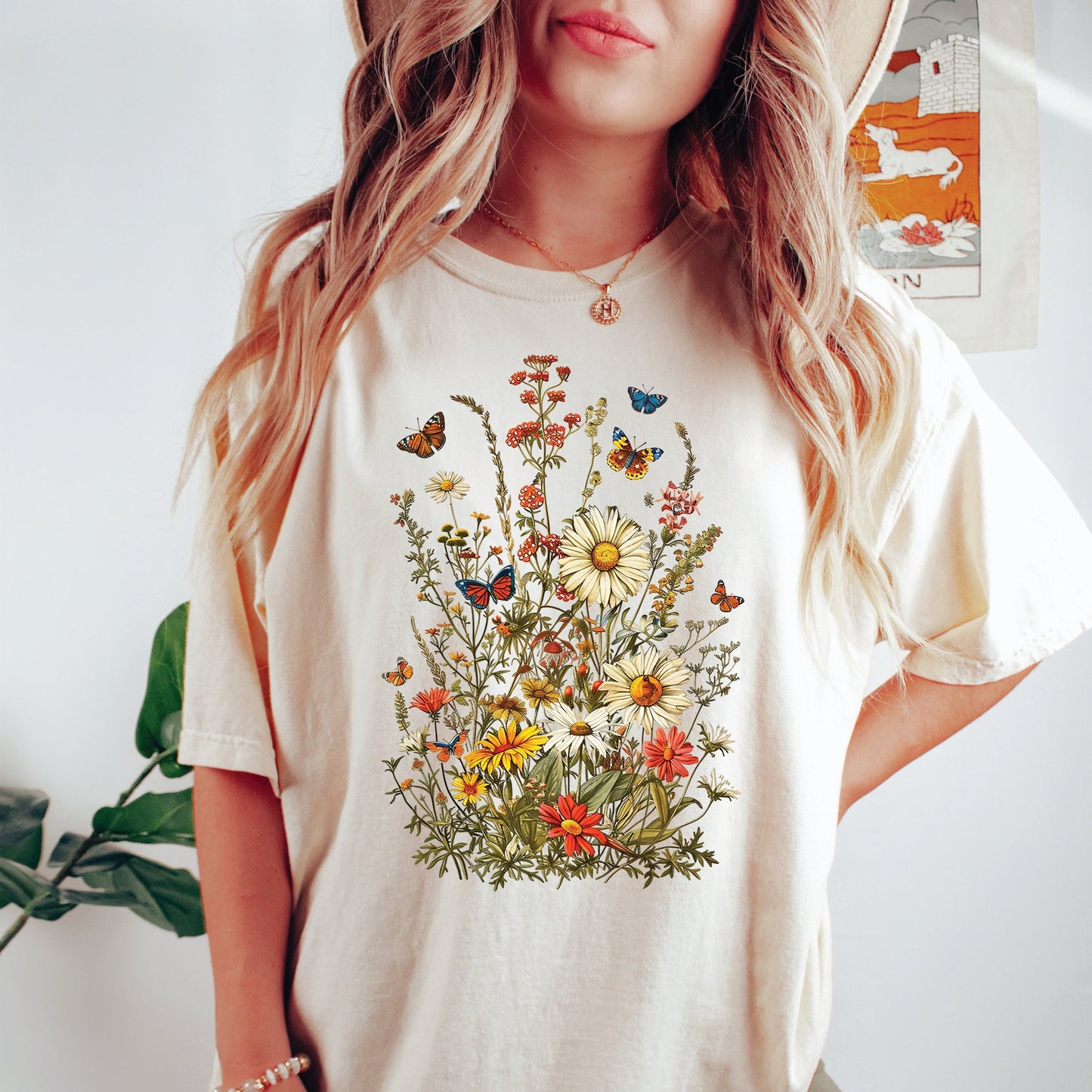 Wildflowers Butterflies Shirt