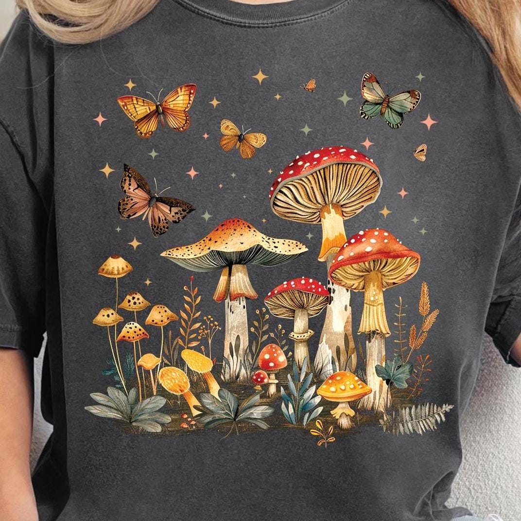 Butterfly Mushroom Shirt