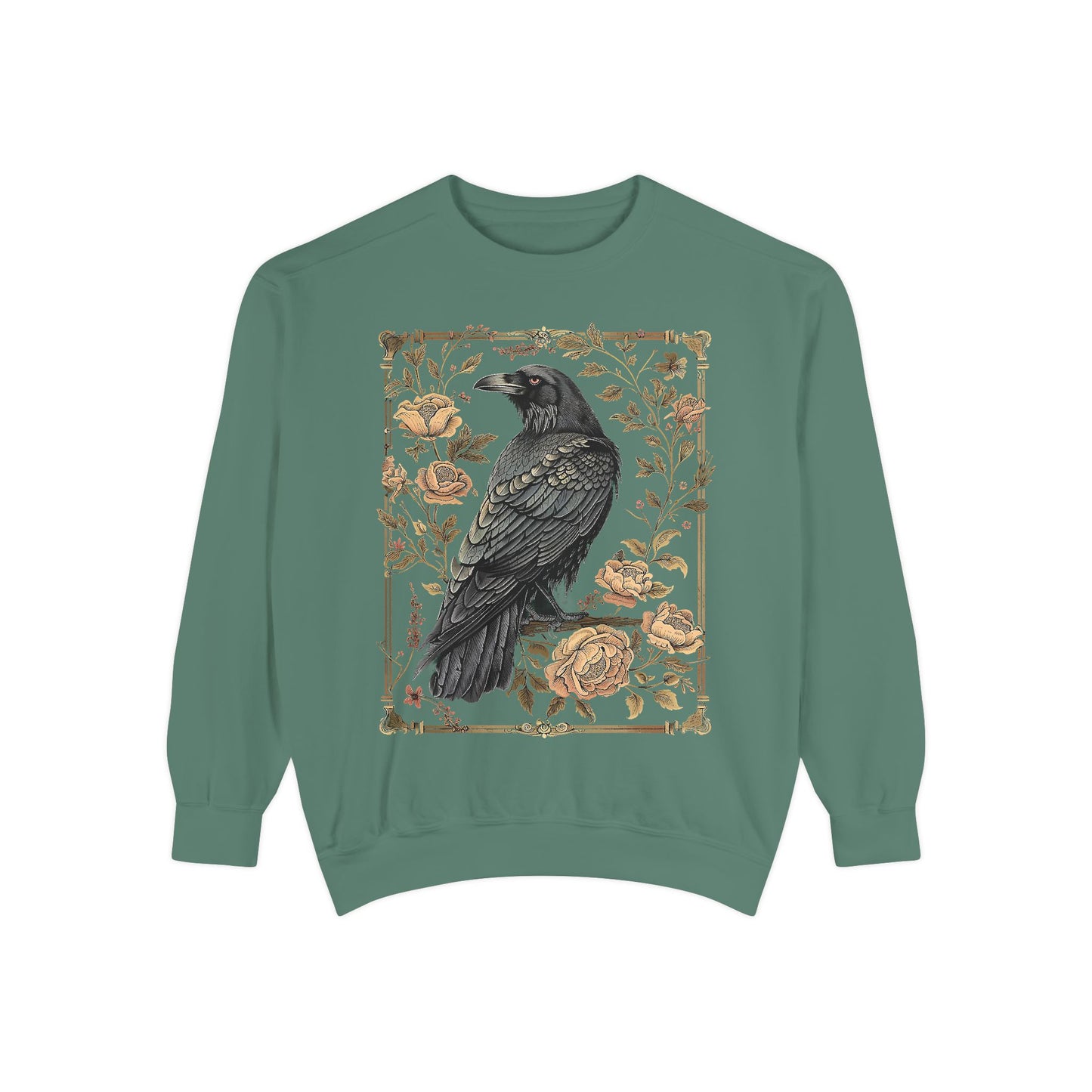 Gothic Raven Long Sleeve Shirt