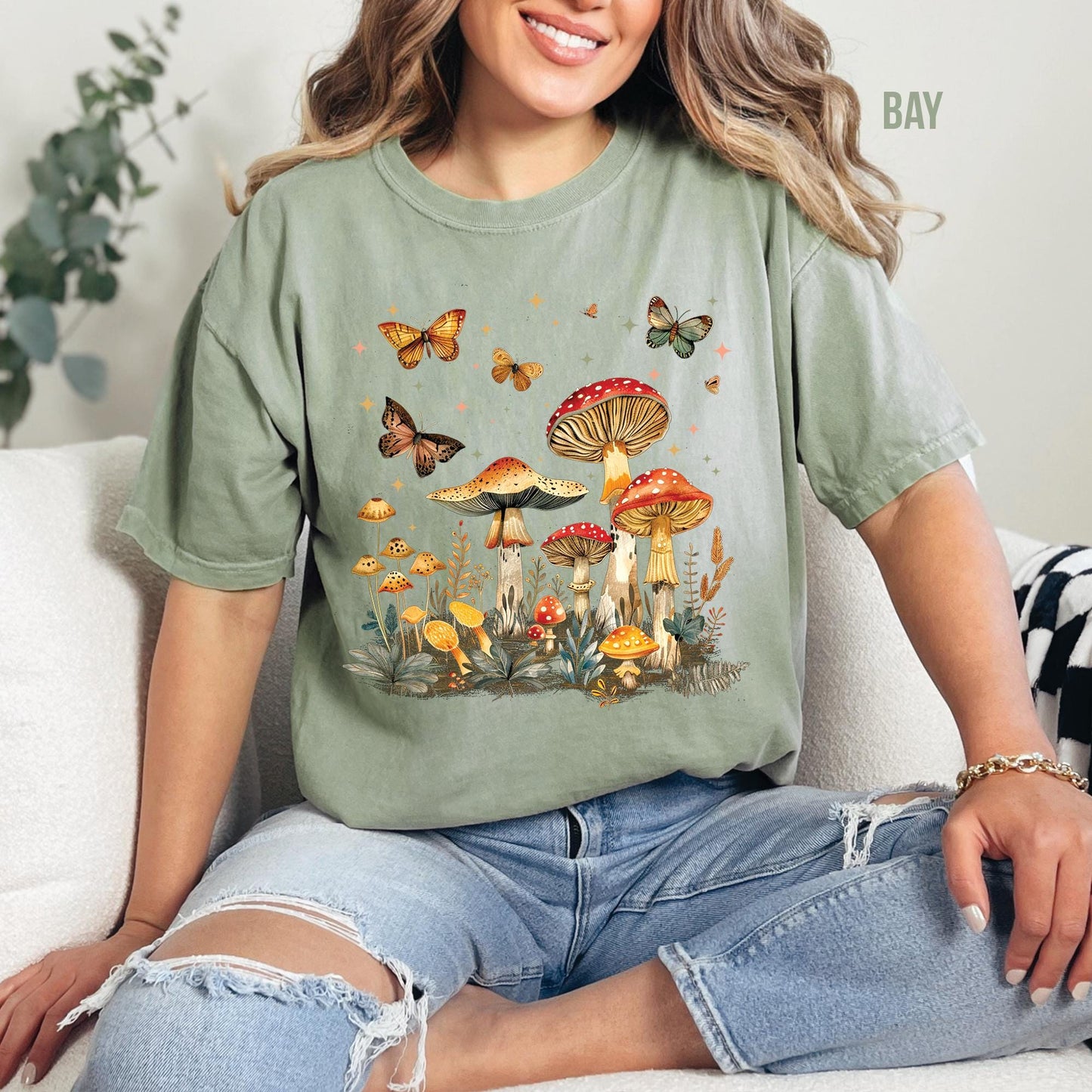 Butterfly Mushroom Shirt