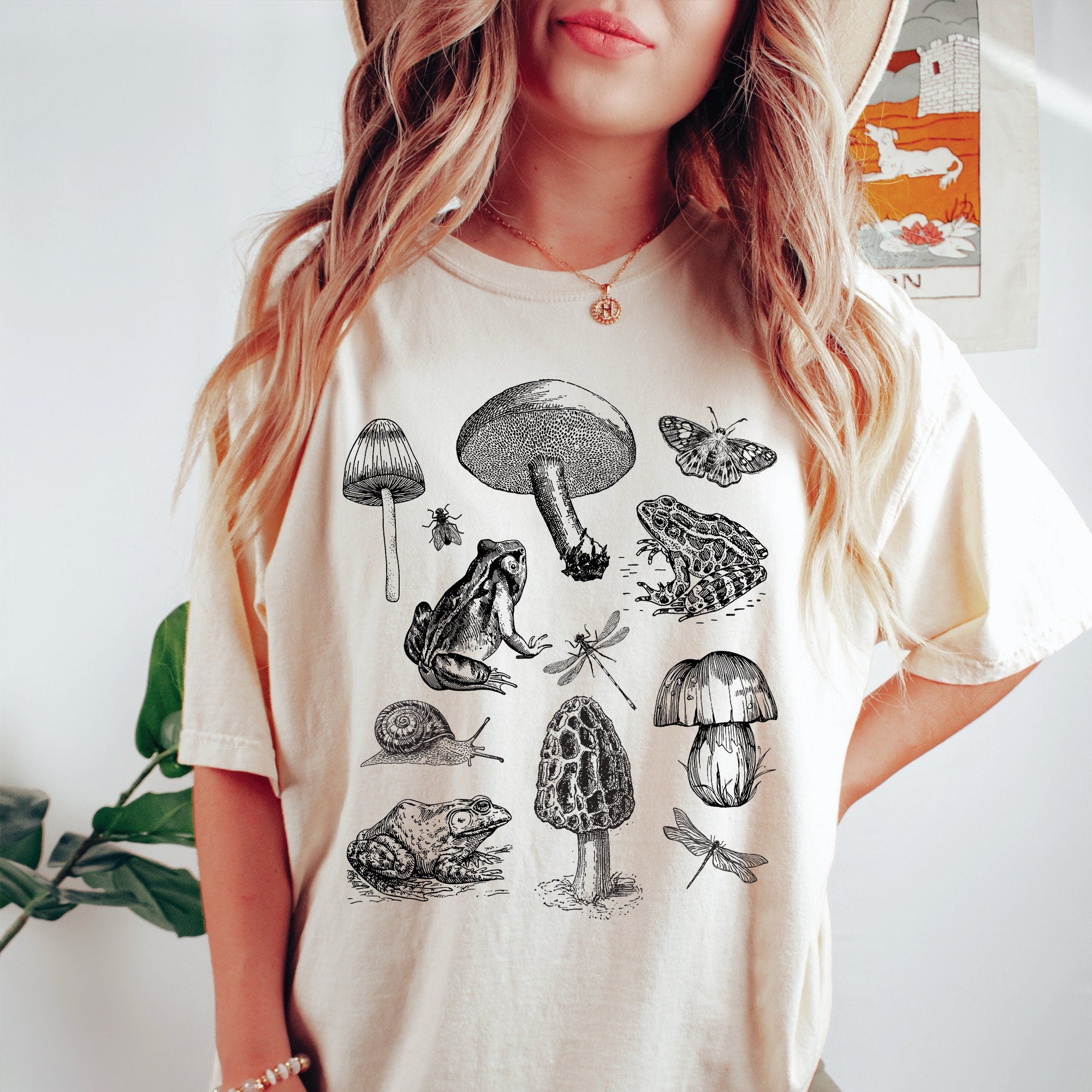 Frog Mushroom Goblincore Shirt