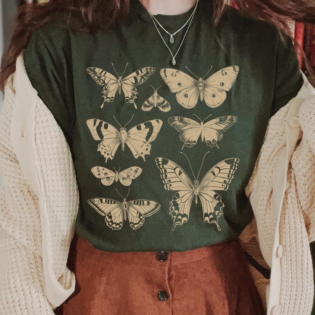 Vintage Butterfly and Moth Shirt