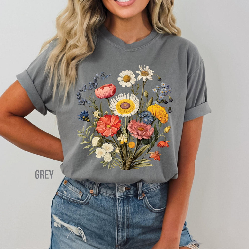 Wildflowers Boho T-Shirt