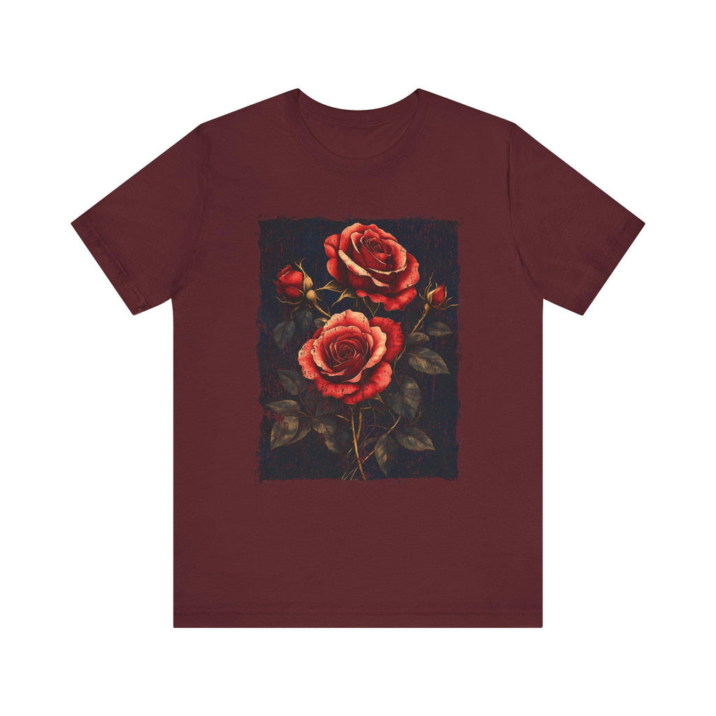 Vintage Roses Gothic T-Shirt