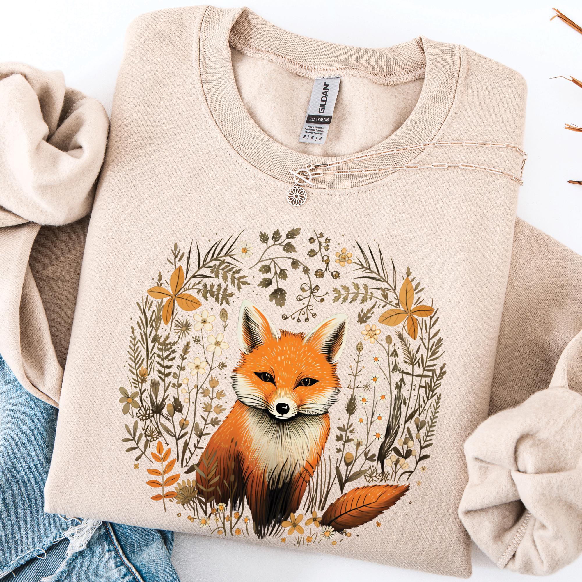 Vintage Fox Wildflower Sweatshirt