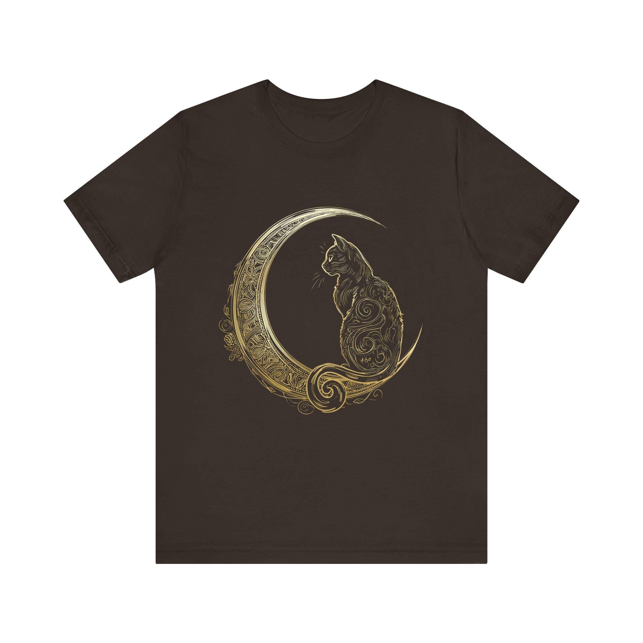Celestial Moon Cat T-Shirt