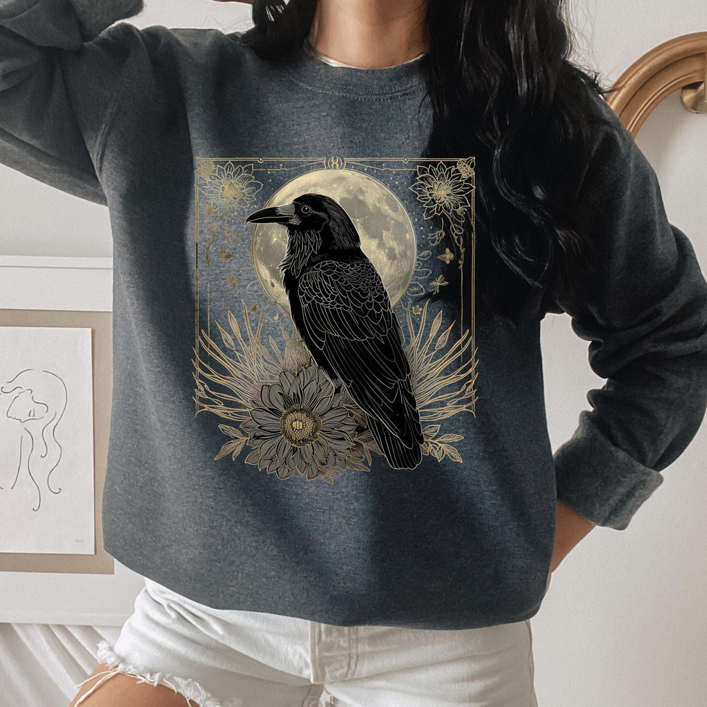 Gothic Raven Sweatshirt