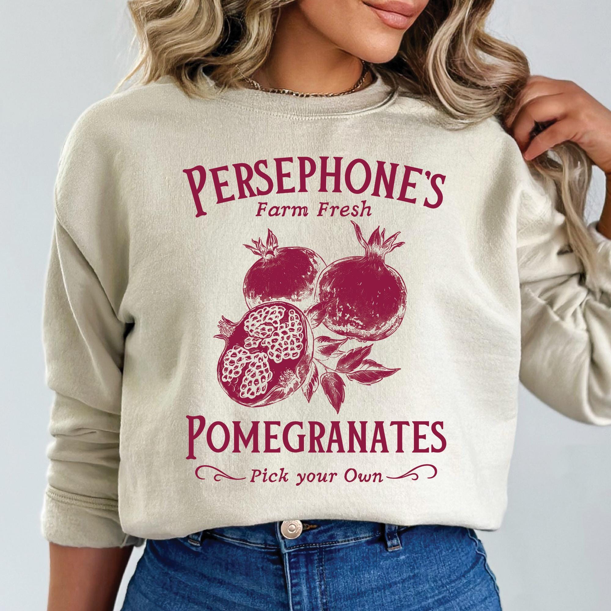 Farm Fresh Persephone's Pomegranates Sweatshirt