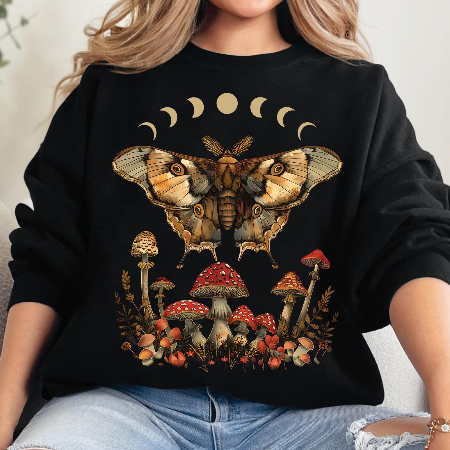 Moth Moon Phase Sweatshirt