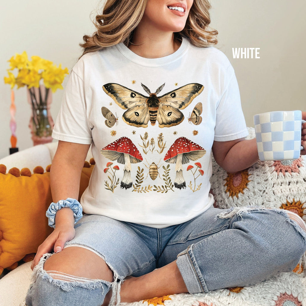 Vintage Moth & Mushroom Shirt