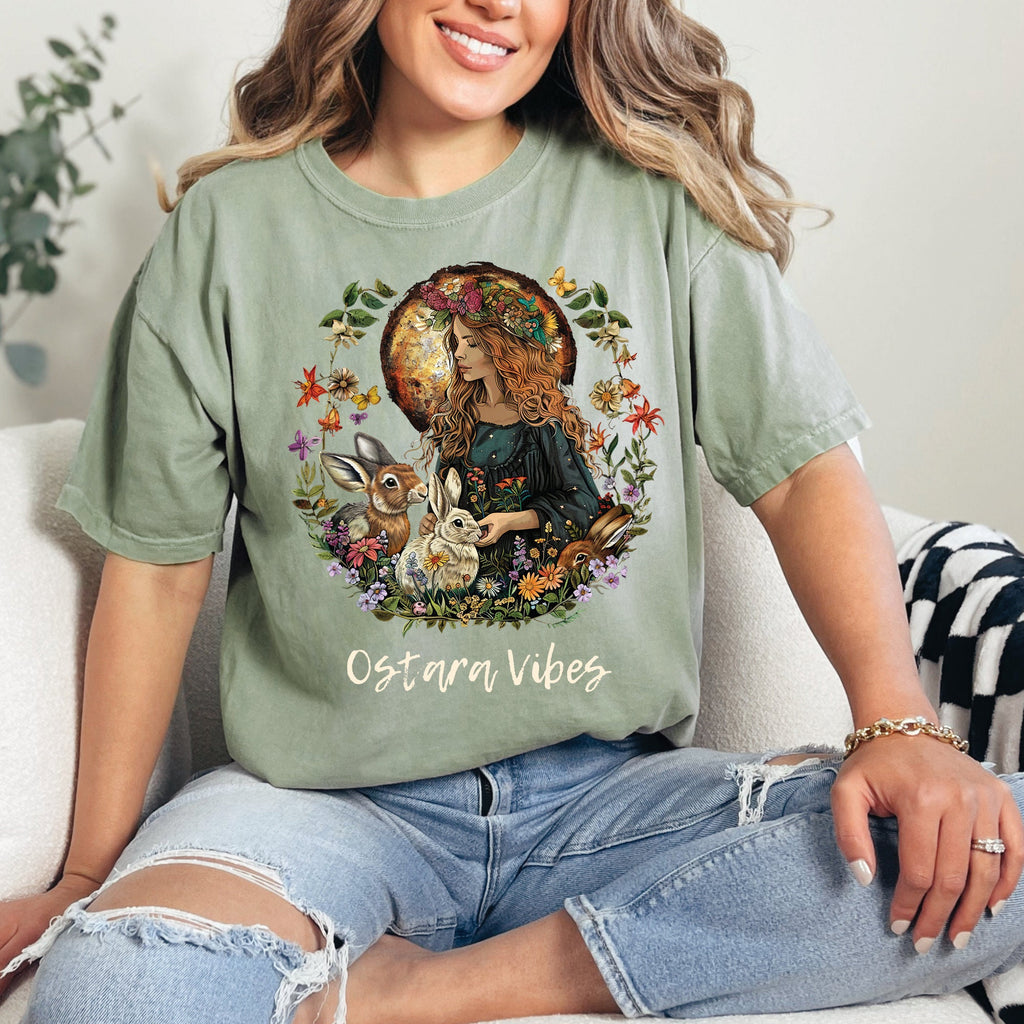 Ostara Vibes Pagan Spring Equinox T-Shirt