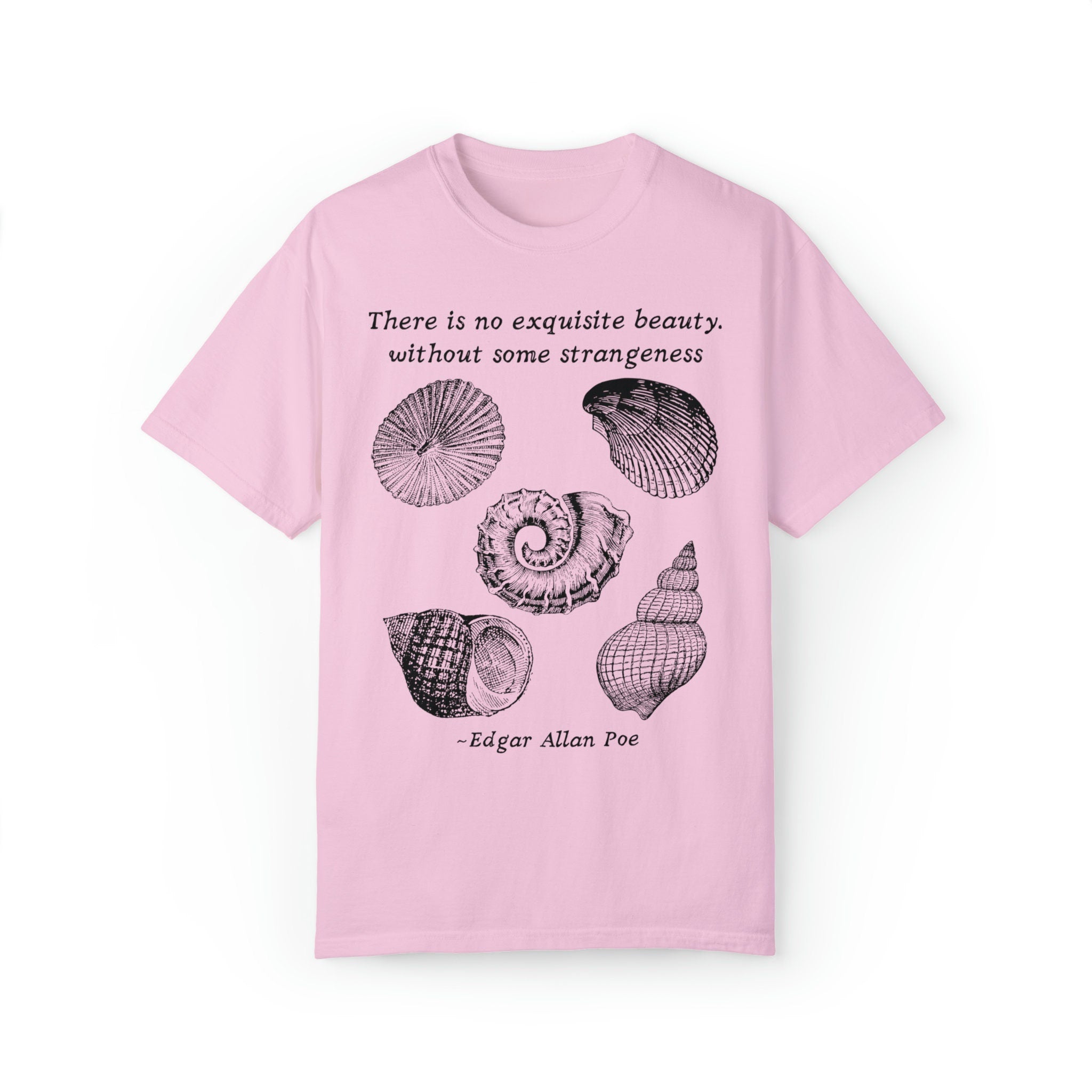 Edgar Allan Poe Sea Shells T-Shirt
