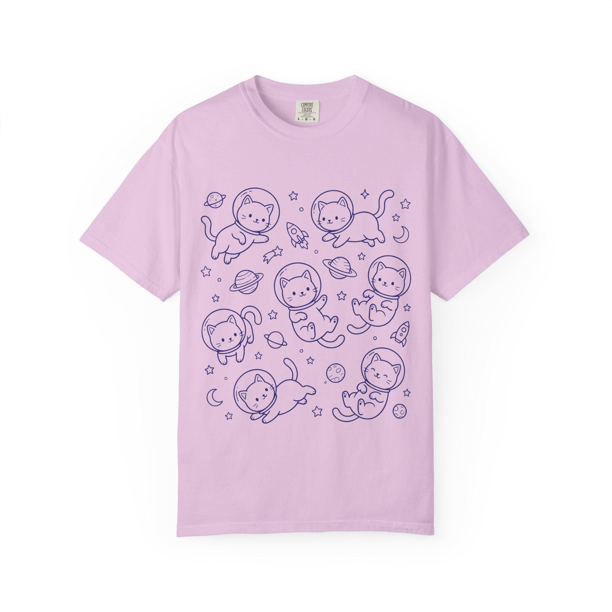 Retro Cats in Space T-shirt