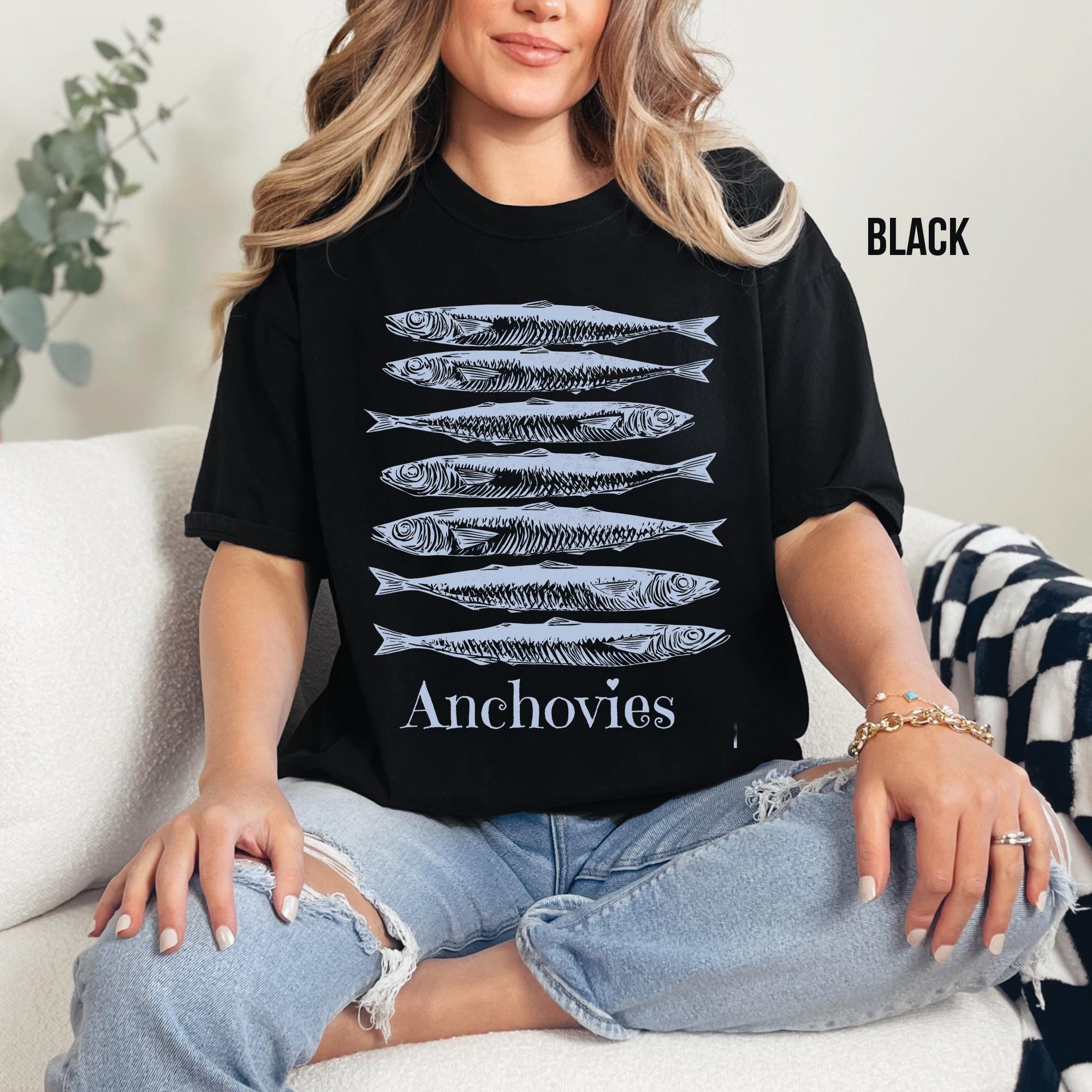 Retro Vintage Anchovies T-shirt