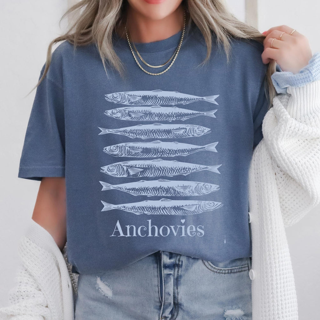 Retro Vintage Anchovies T-shirt