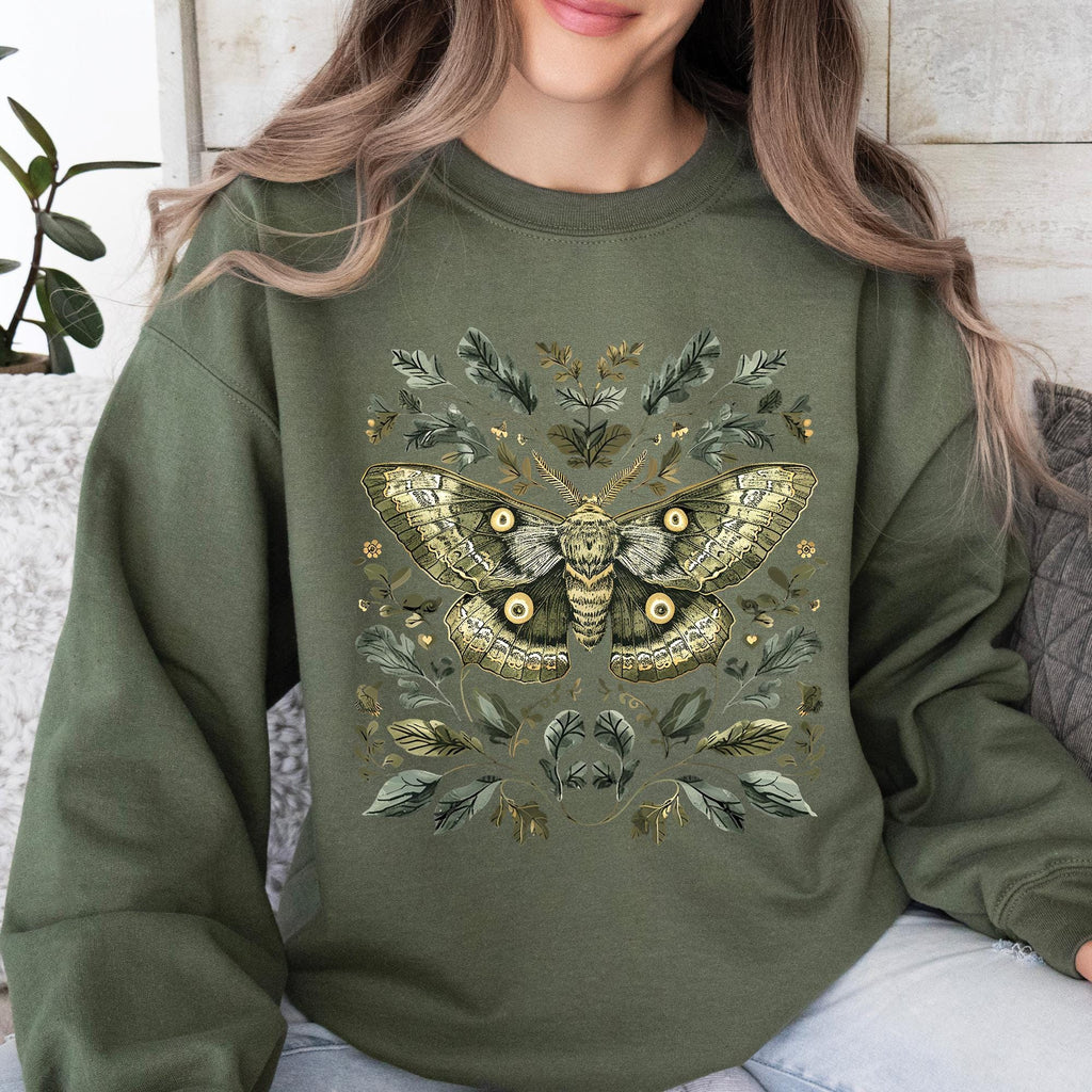 Moth Graphic Sweatshirt