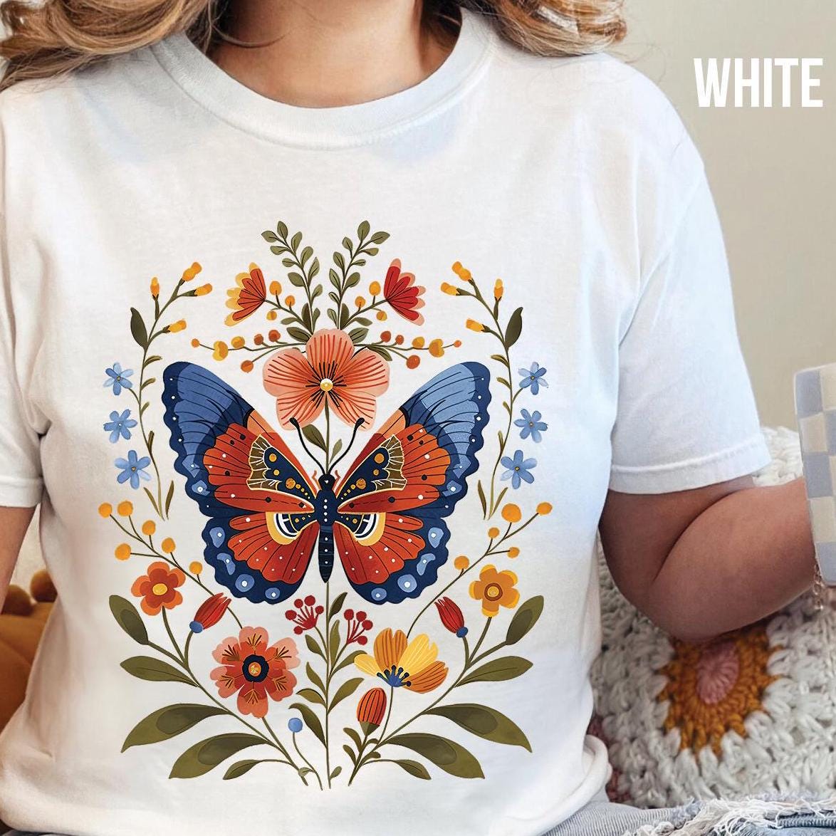 Floral Butterfly T-Shirt