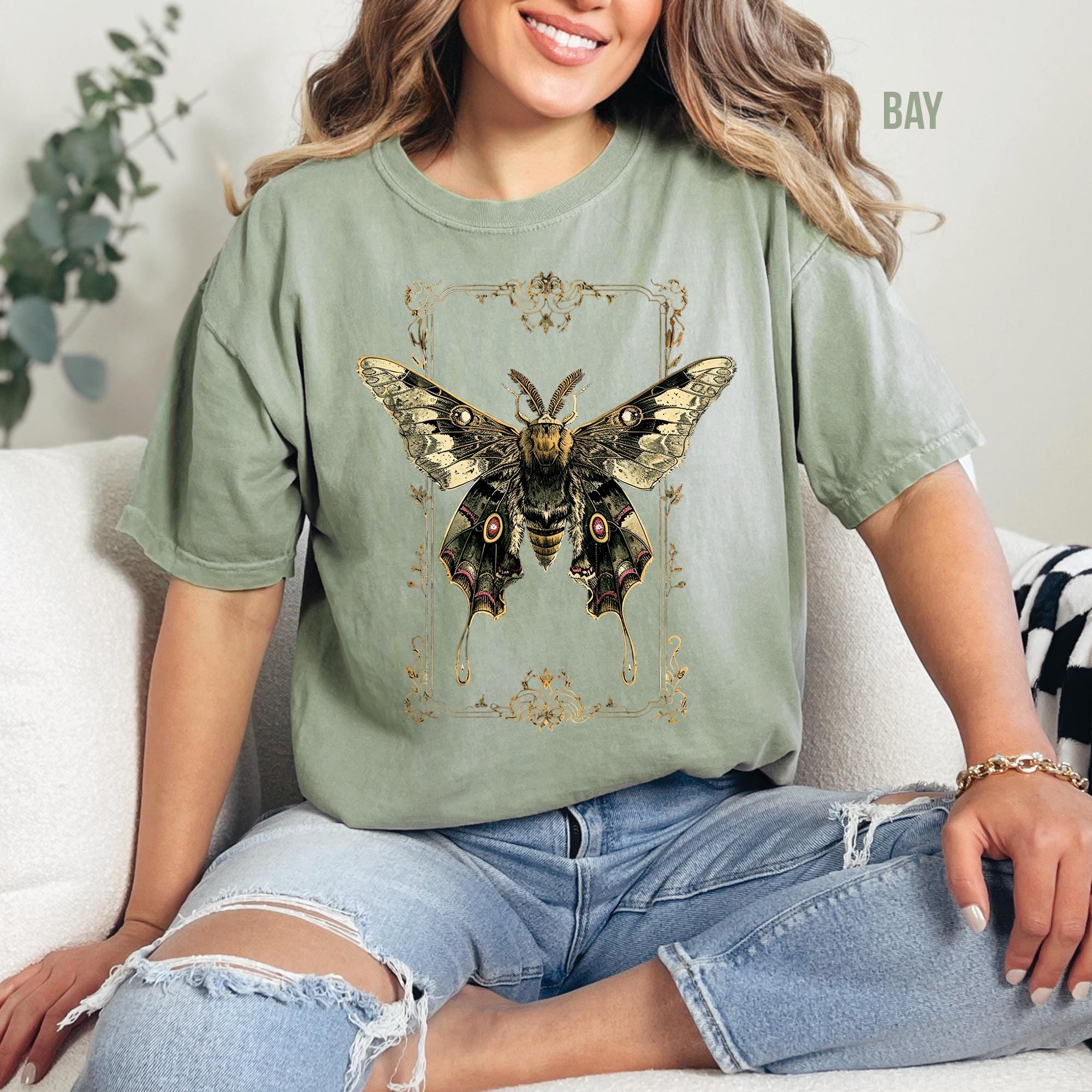 Moth Graphic T-Shirt