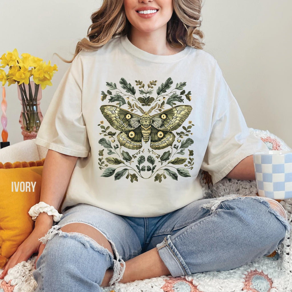 Gothic Moth Comfort Colors Shirt