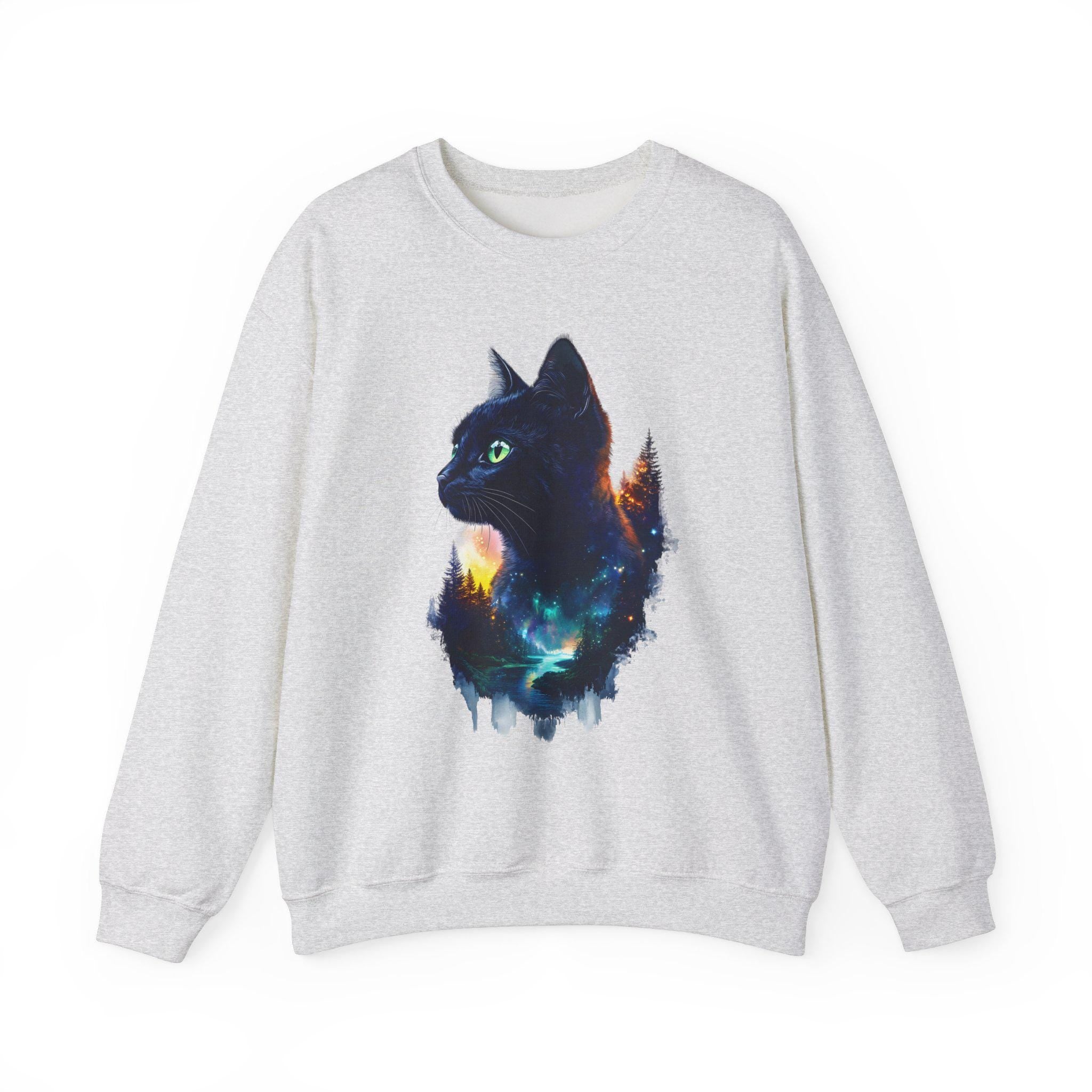 Cat Mountains Forest Sweatshirt