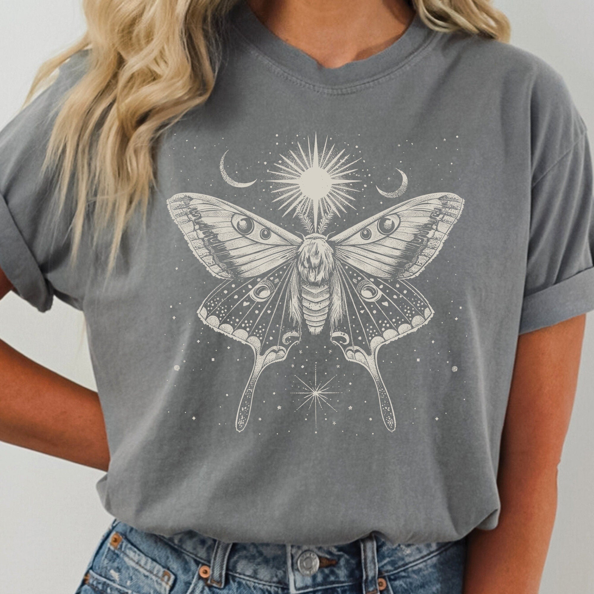 Celestial Moth Comfort Colors T-Shirt