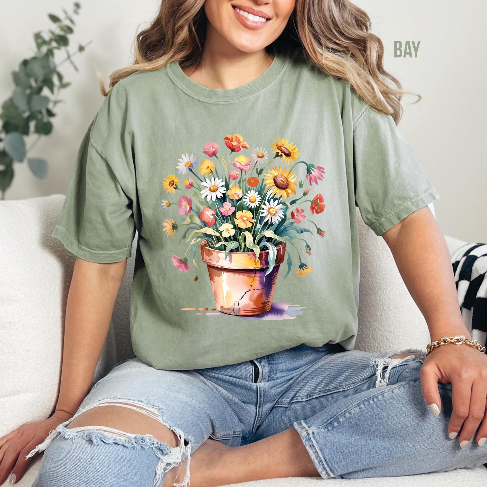 Flower Pot Gardener Shirt