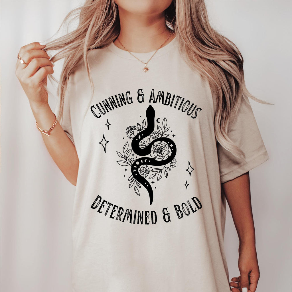 Mystical Snake & Roses Wizard School T-Shirt