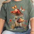 Butterflies Mushroom T-Shirt