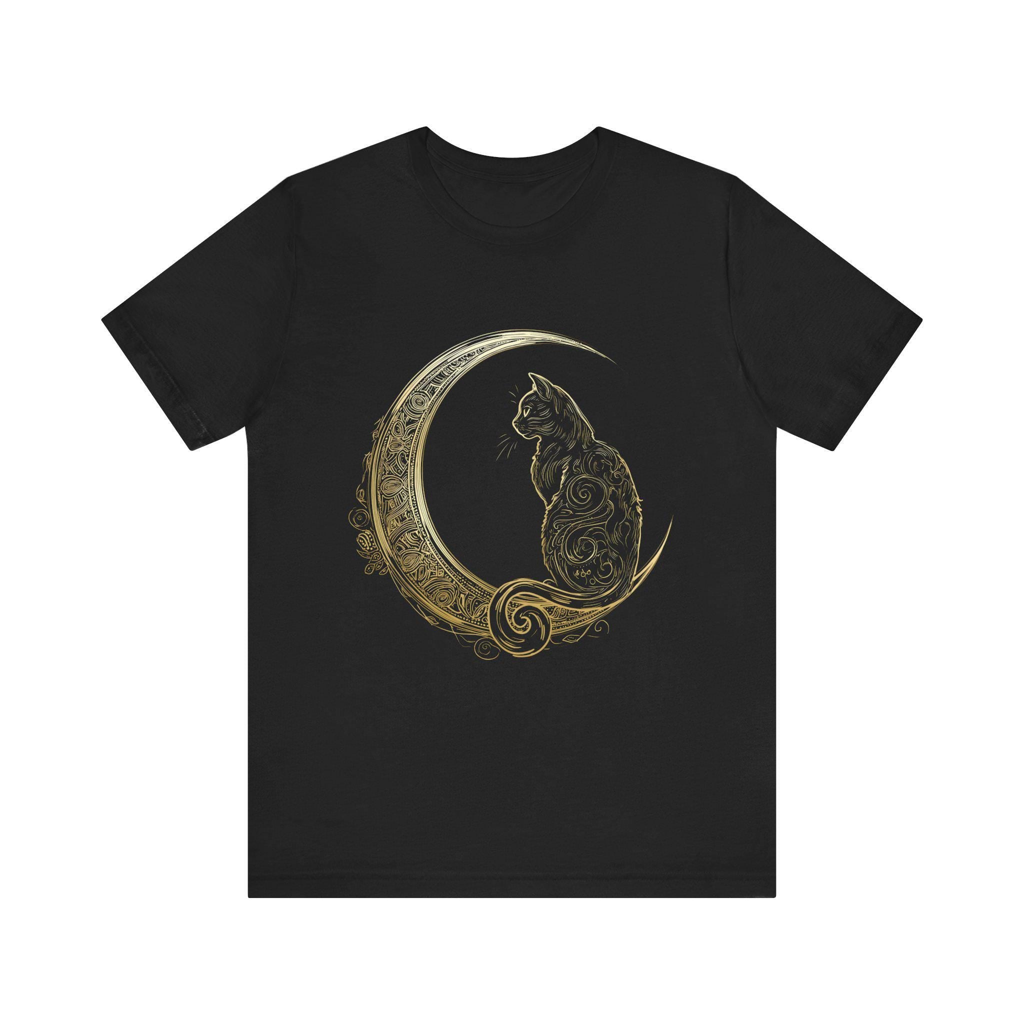 Celestial Moon Cat T-Shirt