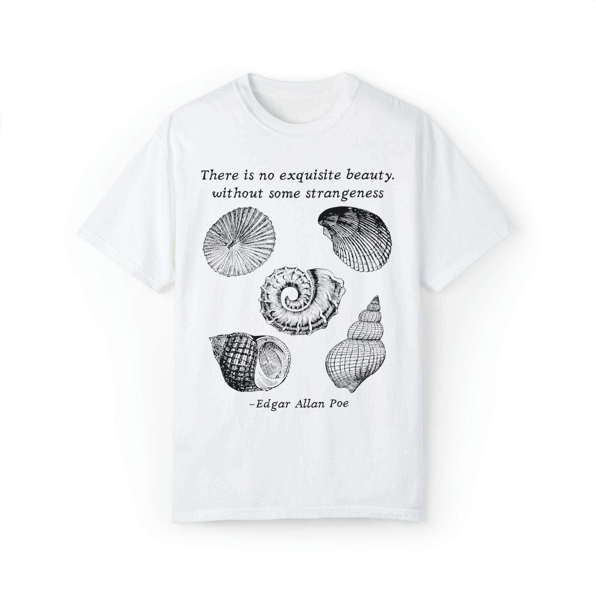 Edgar Allan Poe Sea Shells T-Shirt