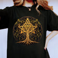 Vintage Wiccan Alchemy Tree Shirt