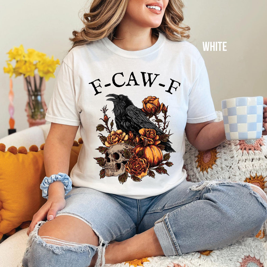 F-Caw-F Funny Crow Halloween T-Shirt