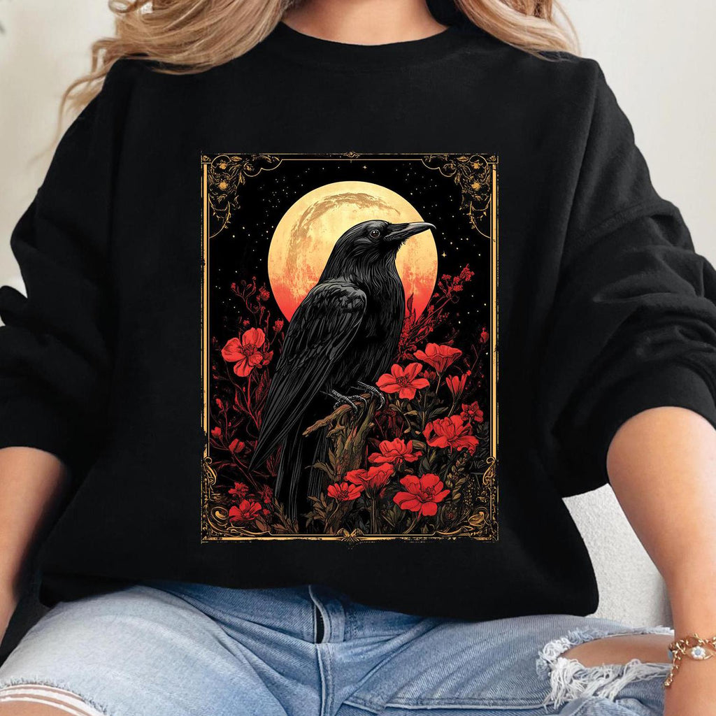 Gothic Crow Sweatshirt