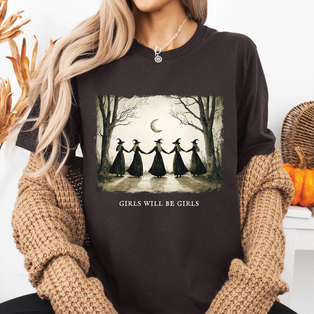 Girls Will Be Girls Witch T-Shirt