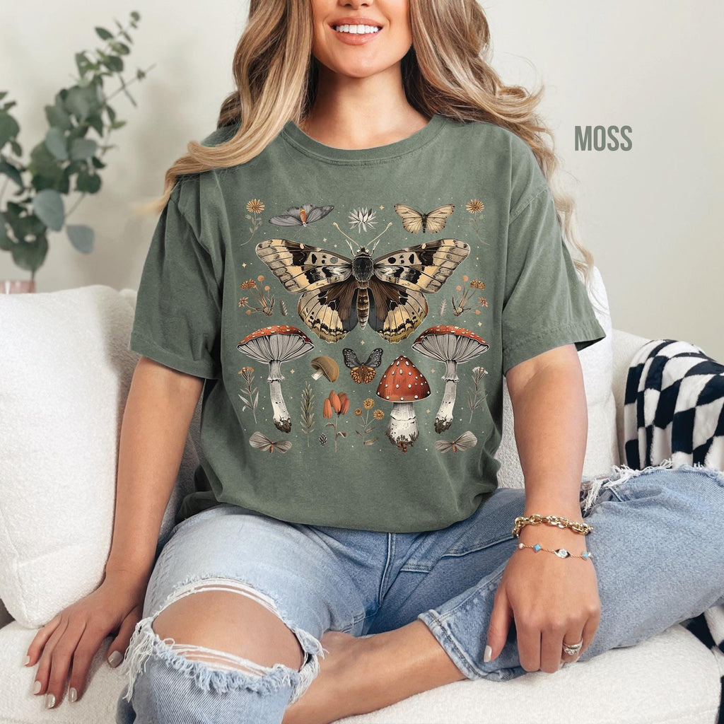 Vintage Mushroom Moth Shirt